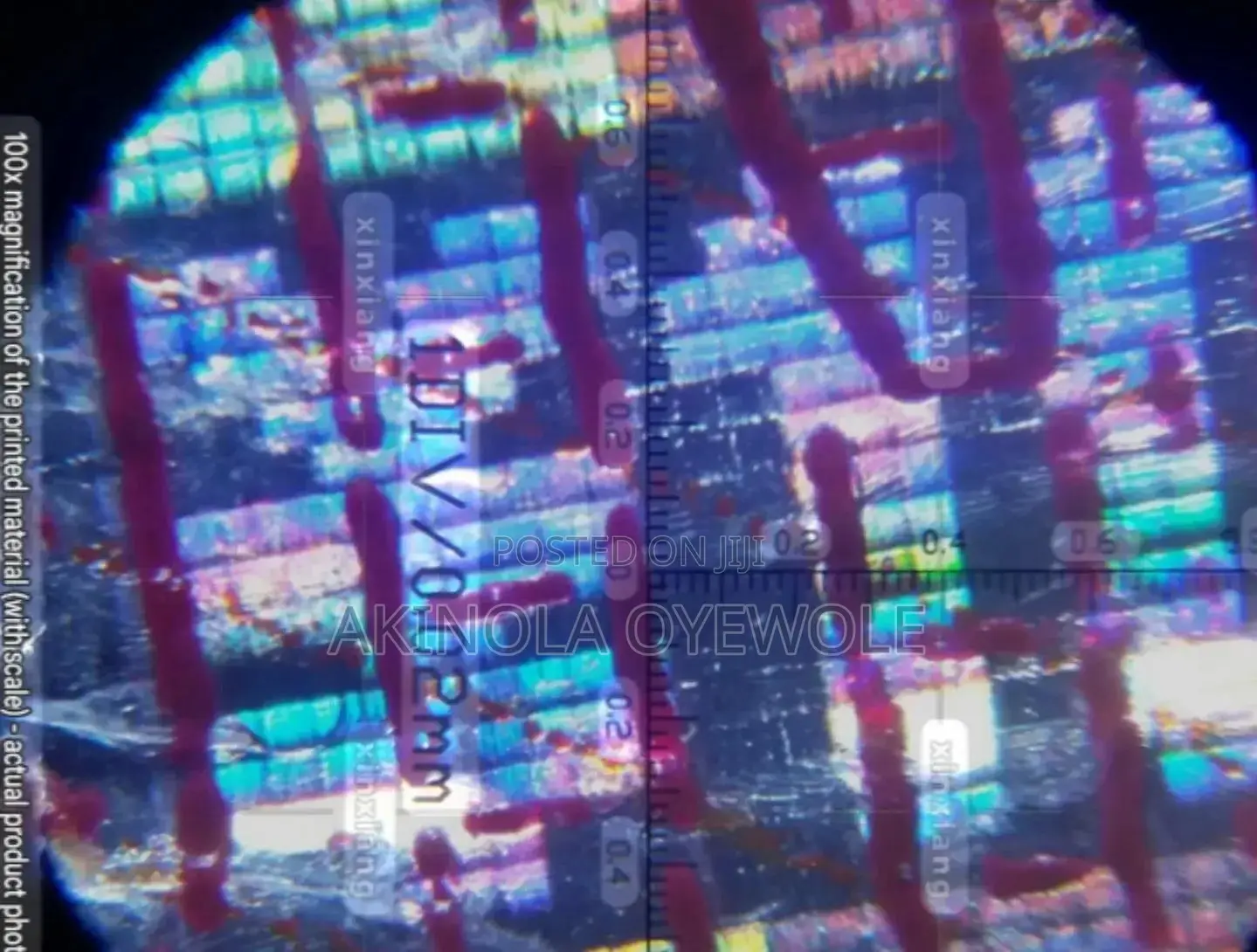 Microscope 100x With Internal Ruler