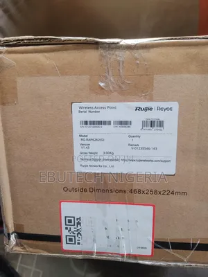 Ruijie Rg-Rap6262(G) Wi-Fi 6 Ax1800 Outdoor Omni-Directional Ap