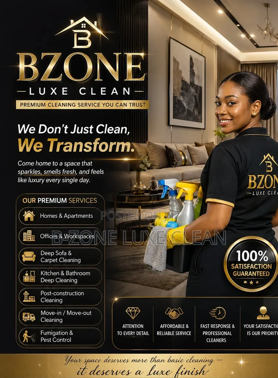 Professional Cleaning & Fumigation Services