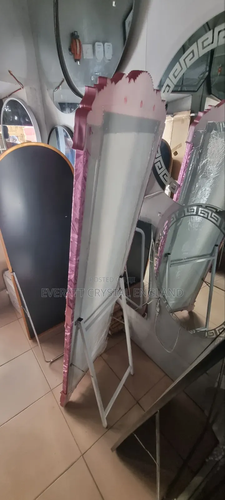 Dressing Standing Mirror Pinky