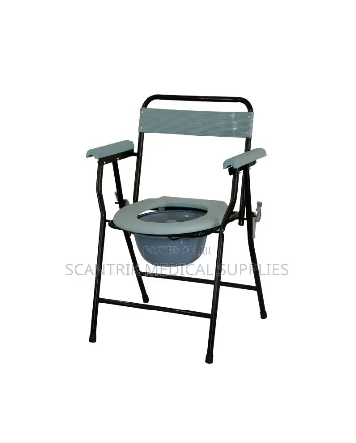 Multi-Purpose Adjustable Commode Chair for Flexible Use