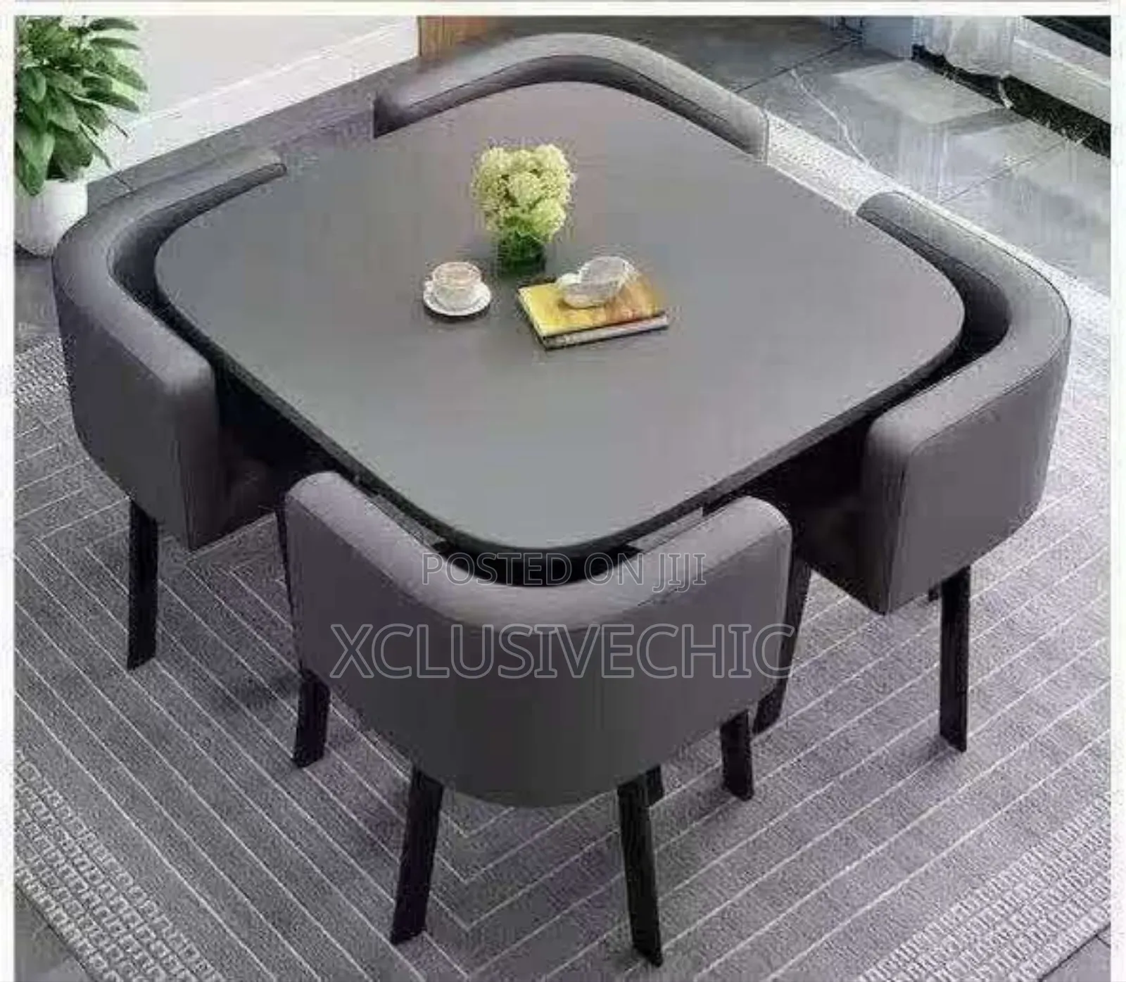 Cube Elite Dining Set - Grey