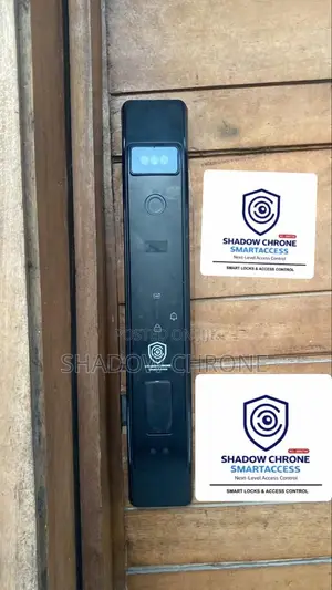 Touchscreen Smart Door Lock With Fingerprint Technology
