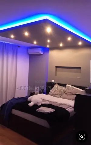Seamless Pop Ceiling Design and Wall Screediing