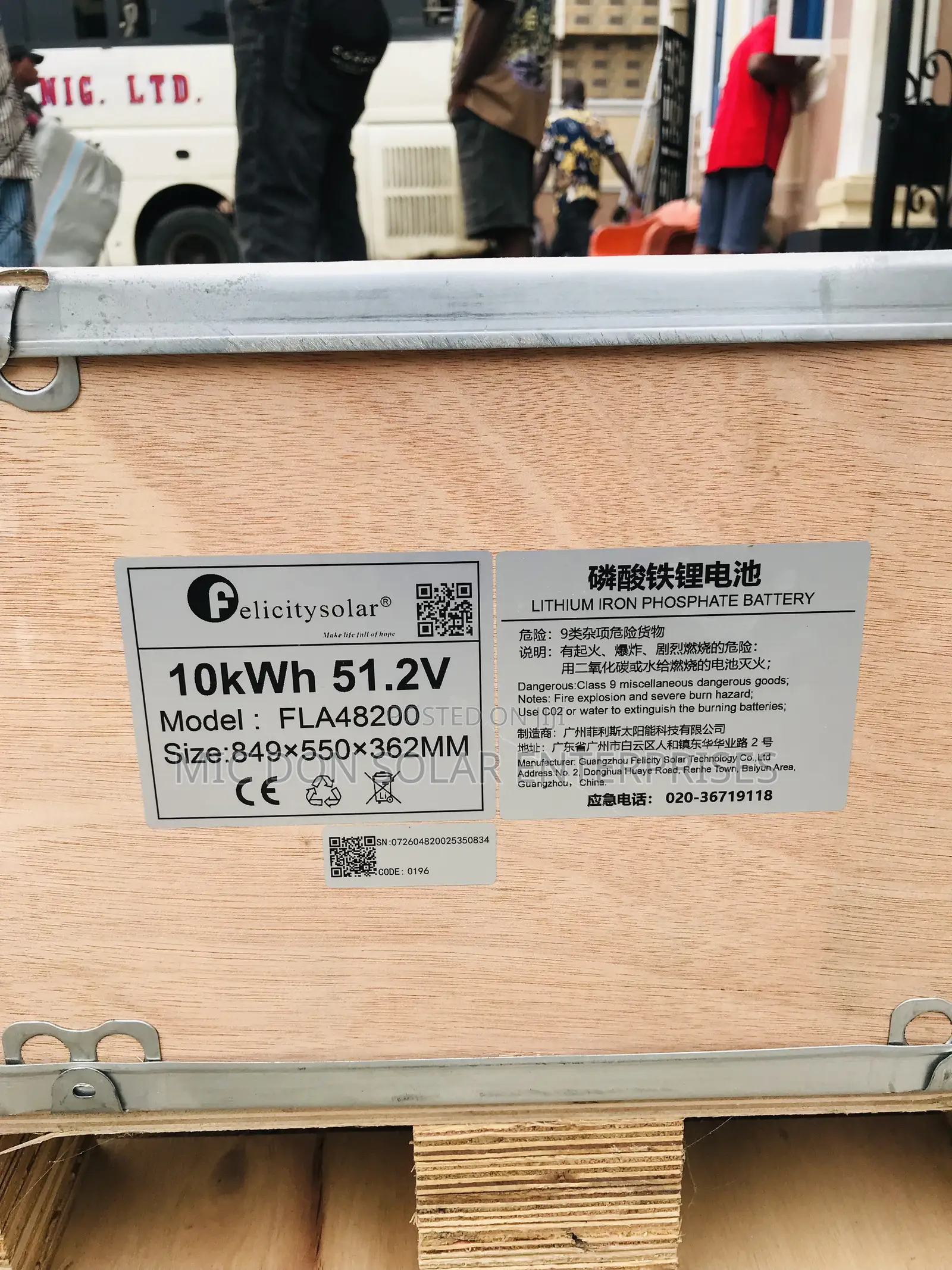 Felicity 10kwh Lithium Battery
