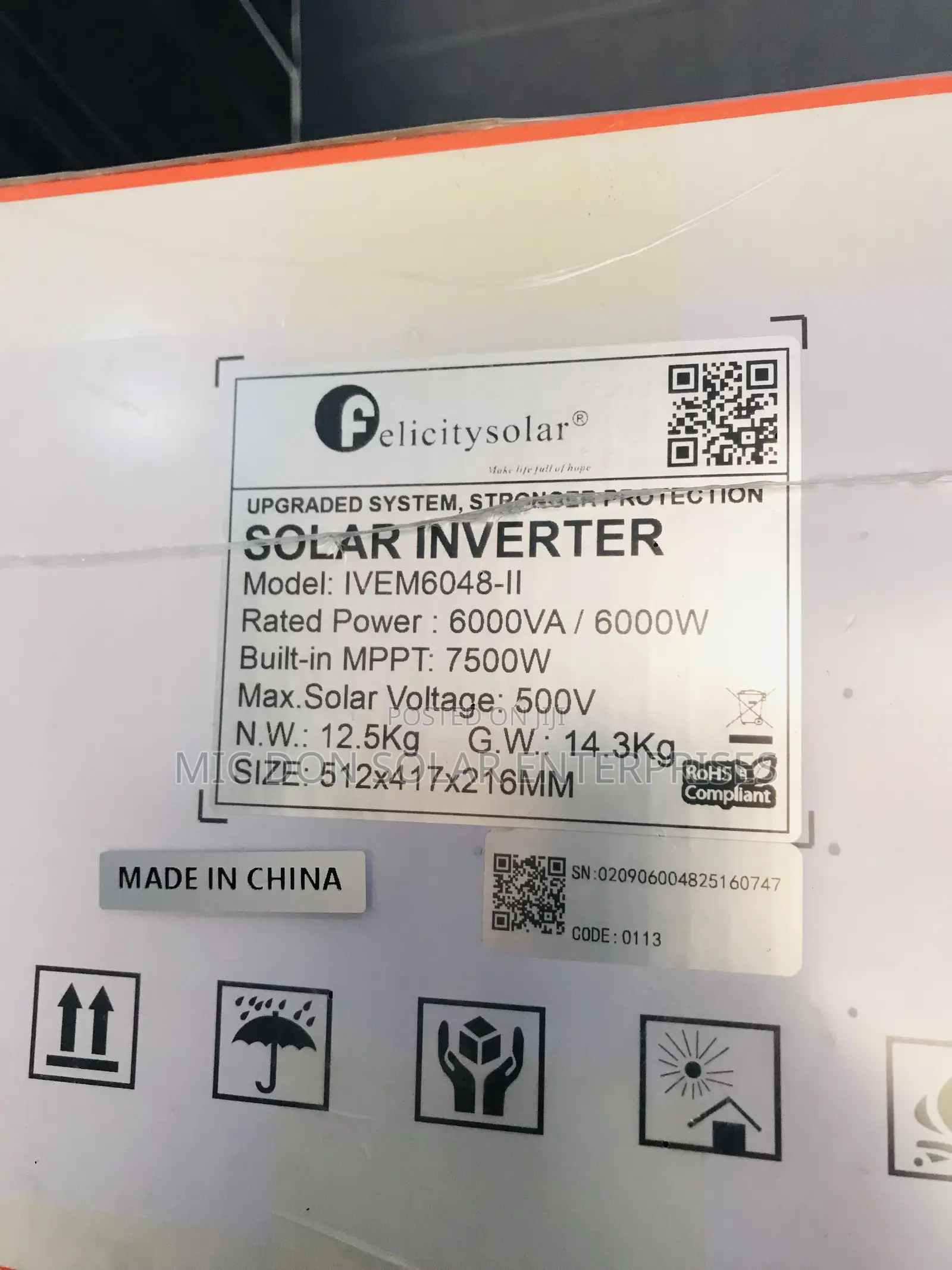 Felicity 6kva Inverter
