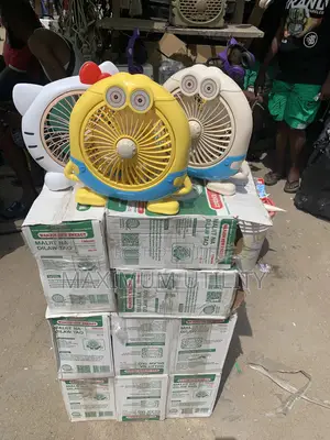 Wanjin New Energy Branded Portable Cartoon Desk Fan.