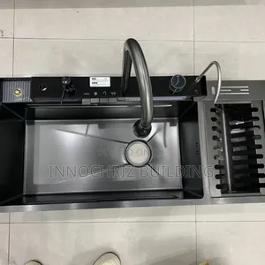 Kitchen Sink With Plate Racks