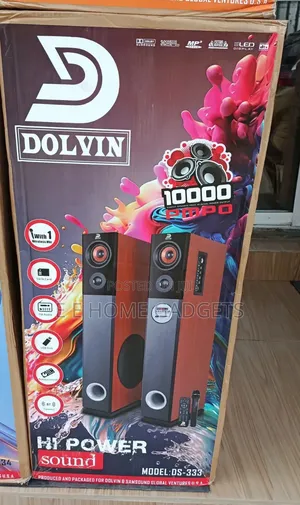 Dolvin 2.0 Bluetooth Tower Sound Speakers - Ds-333