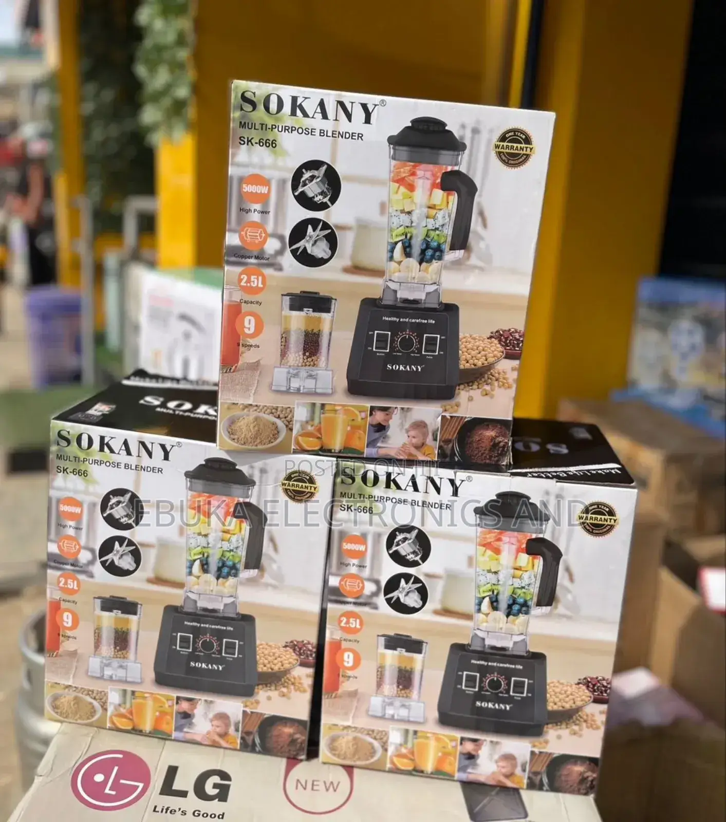 Sokany Multipurpose Blender (Sk-666)Is Available Now