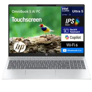 New Laptop HP OmniBook 5 16" 16GB Intel Core Ultra 5 SSD 1T