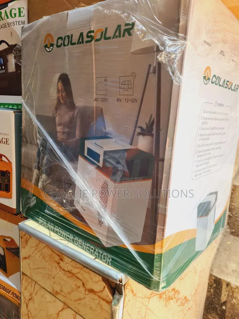 Cola2000 ( 2kwh ) Solar Generator With 550watts Panel
