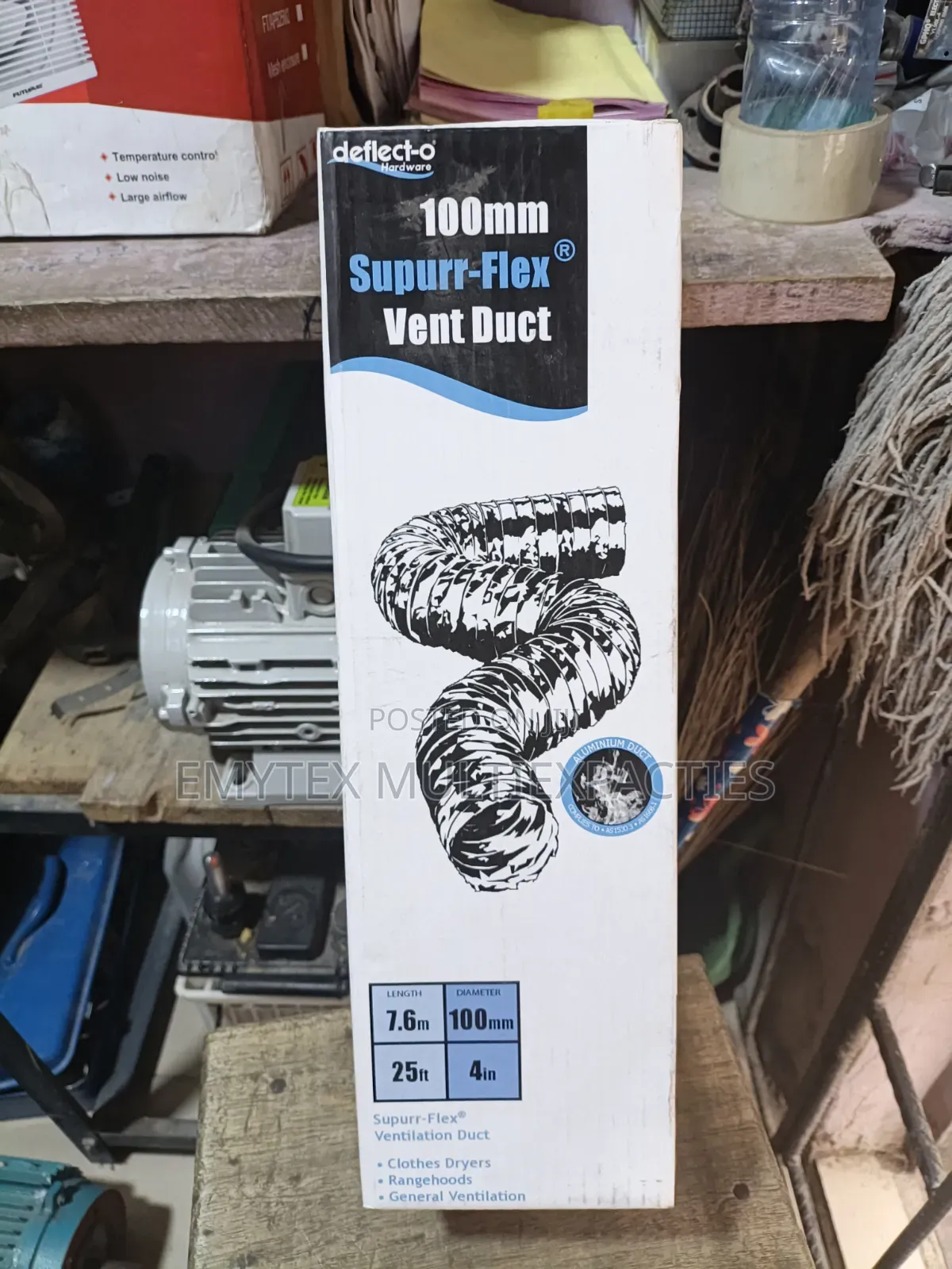 Flexible Duct 100mm 4inches