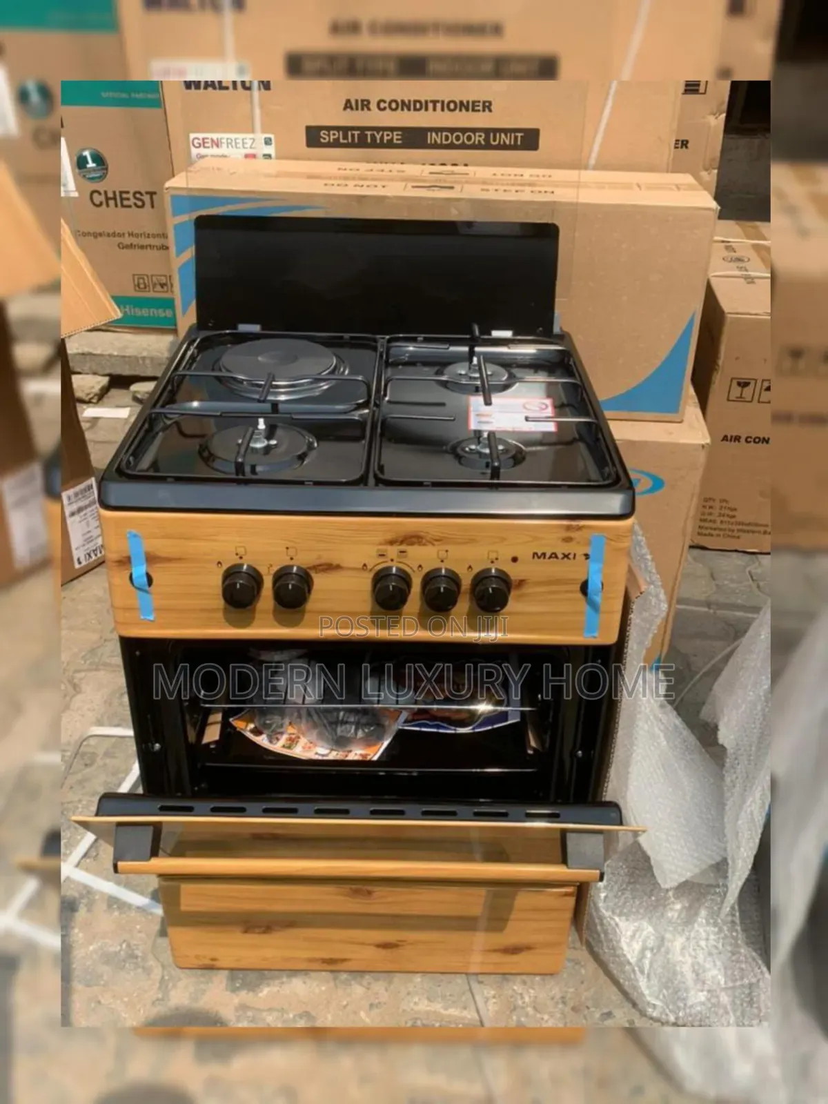 Oven With Electric and Gas