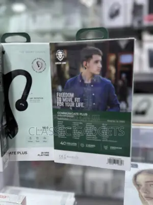 Green Lion Communicate Plus Wireless Headset - Black
