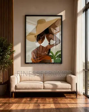 Framed Wall Art for Interior Decor (24x36)