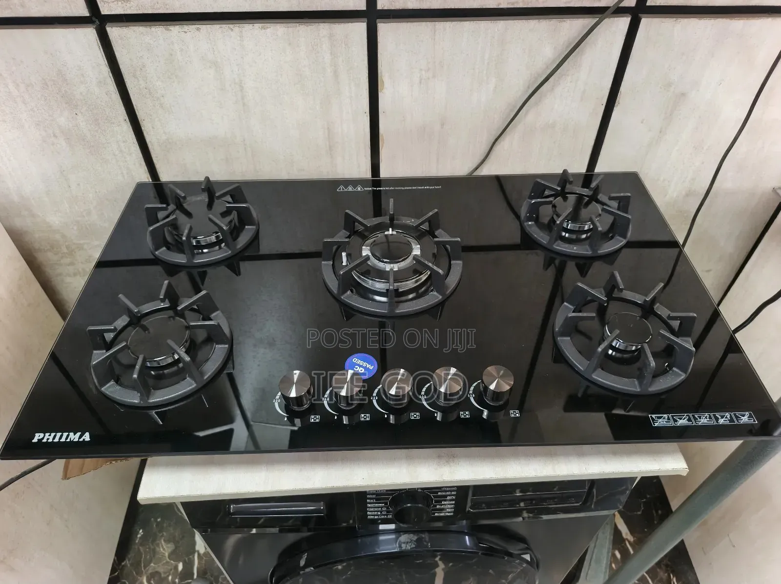 Original Phiima 2026 New Design Inbuilt 5 Burners Automatic Cooker Hob