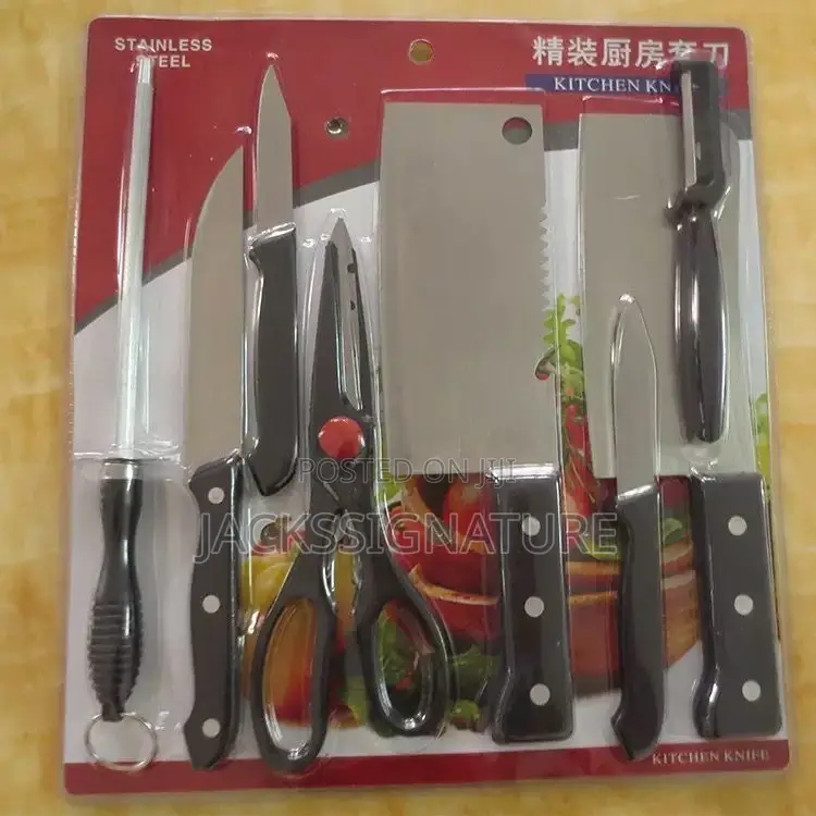 Kitchen Knife Set With Scissors