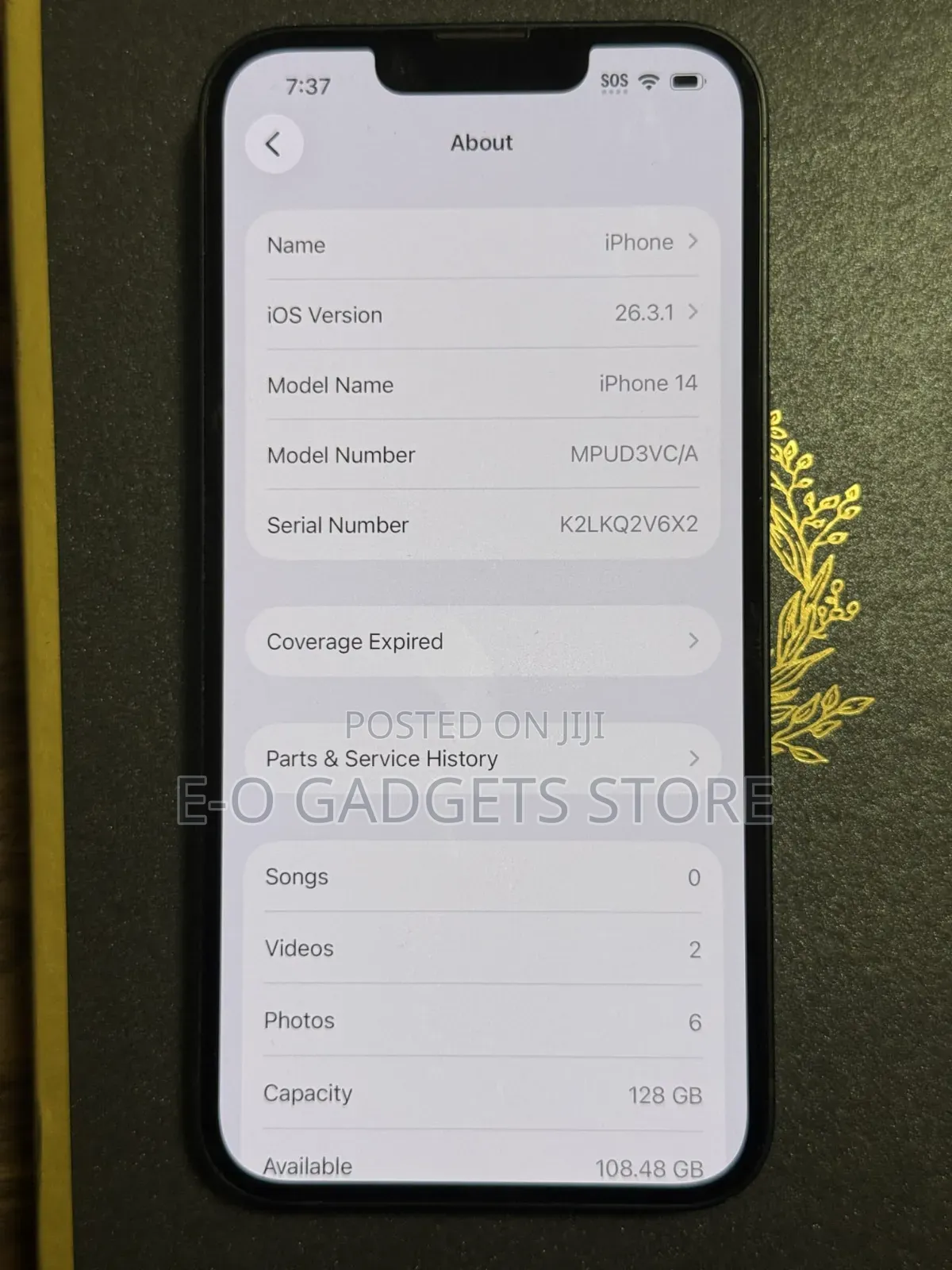 Apple iPhone 14 128 GB Black