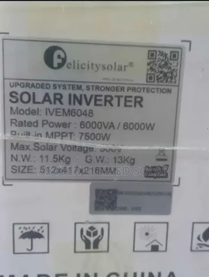 6kva 48v Felicity Solar Inverter Ivem Hybrid