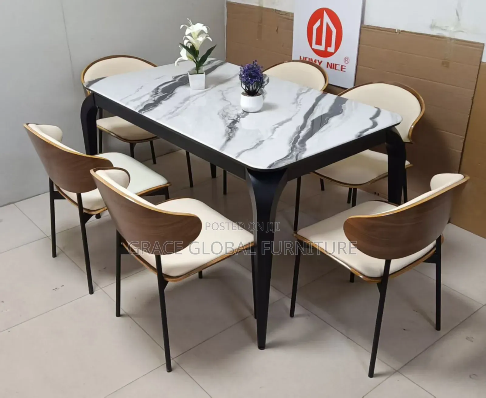 Classic Dining Table Set and High Quality Chairs