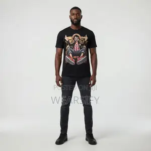 One Piece Luffy Throne Black T-shirt – Streetwear Graphic Tee