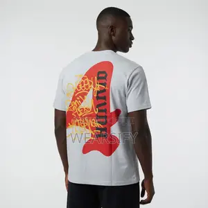 4 Hunnid Red Logo White T-Shirt – Streetwear Graphic Tee