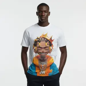 Men's Fashion Clothing 
‎Cartoon King Brand New High Quality T-Shirt