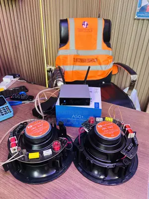 2pcs 200w in Ceiling Speakers With A50+ Arylic Network Amplifier