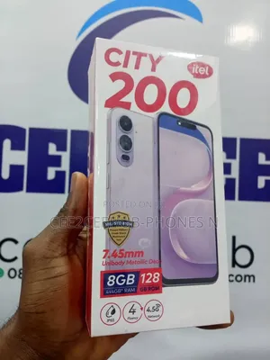 New Itel City 200 128 GB Black