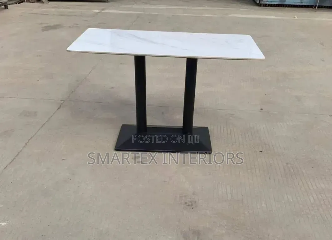 Best Quality Double Pole Marble Top Table