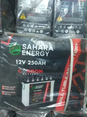 Sahara Energy Tubular Battery 250arms 12volts