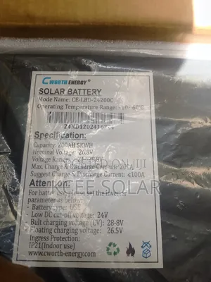 5kwh Lithium Battery Cworth 24v