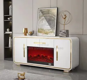 Tv Stand With Fire Flame