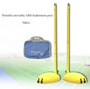 Brand New Pair Badminton Pole Stand With Net
