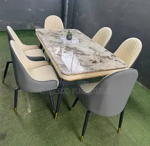 High Quality Marble Dinning Set by 6 Seater