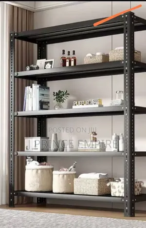 Slotted Angle Rack With Shelf Shelving Unit 6 Shelf, 87 X 30 X 12 Inch