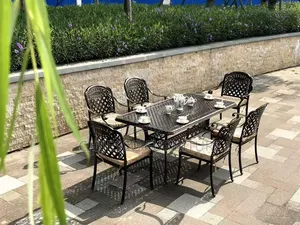 High Quality Outdoor Table With 6 Chairs