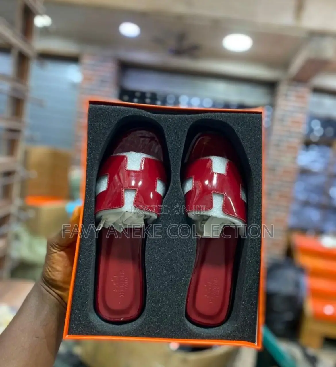 Mirror Face Slippers