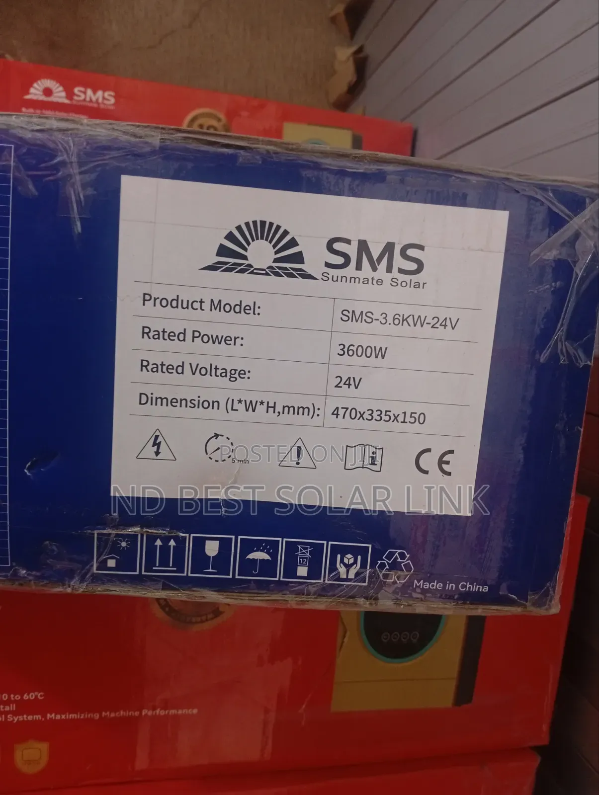3.6kva 24v SMS Hybrid Inverter