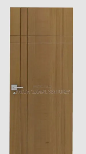 High Density Fiberboard, HDF Locally Made Room Doors. 3by7 Feet. Lag05
