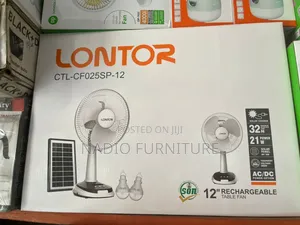 Lontor 12" Solar Fan