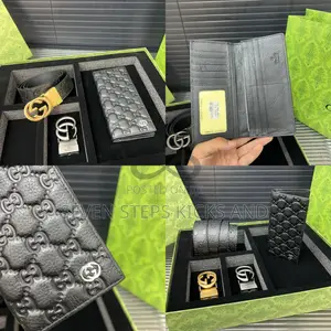 Original Quality Gucci Combo Comprising of Reversible Belt and a Purse