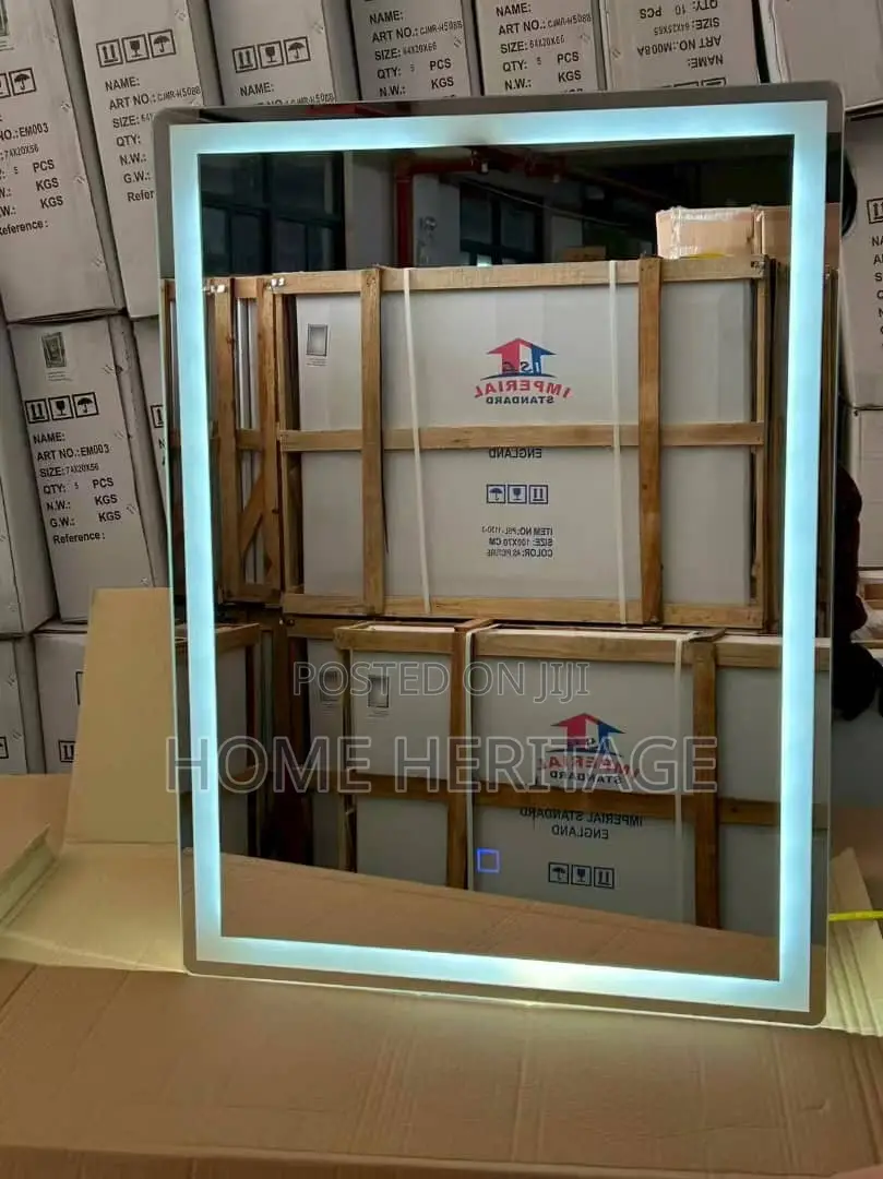 Top-Quality Square Led Mirror Featuring 3 Adjustable Light Modes