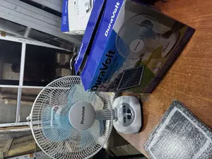 Dura Volts Solar Table Fan With Bulb in Lagos