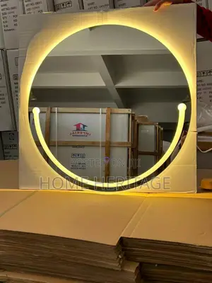 Quality Round Led Mirror Featuring 3 Adjustable Light Modes