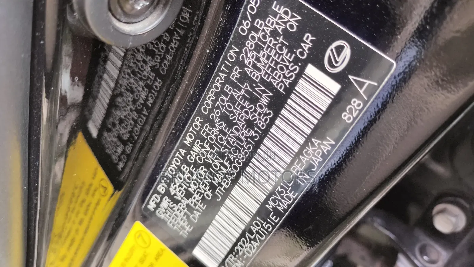 Lexus ES 330 2006 Black