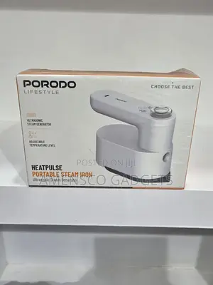 Porodo Lifestyle Heatpulse Portible Steam Iron With Ultrasonic Steam