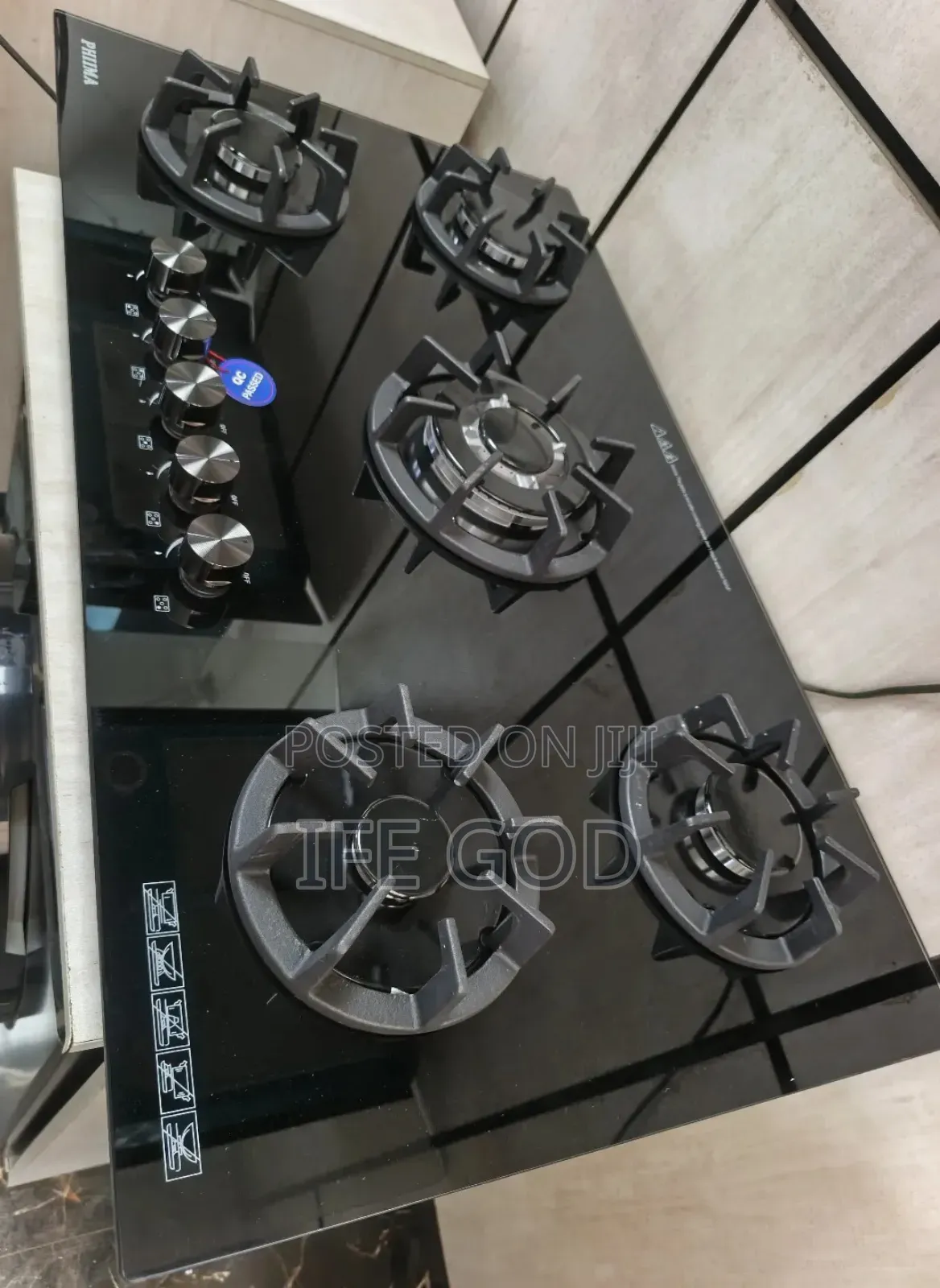 Phiima Built-in 5 Burners Automatic Gas Cooker Hob 90cm (100%Copper)
