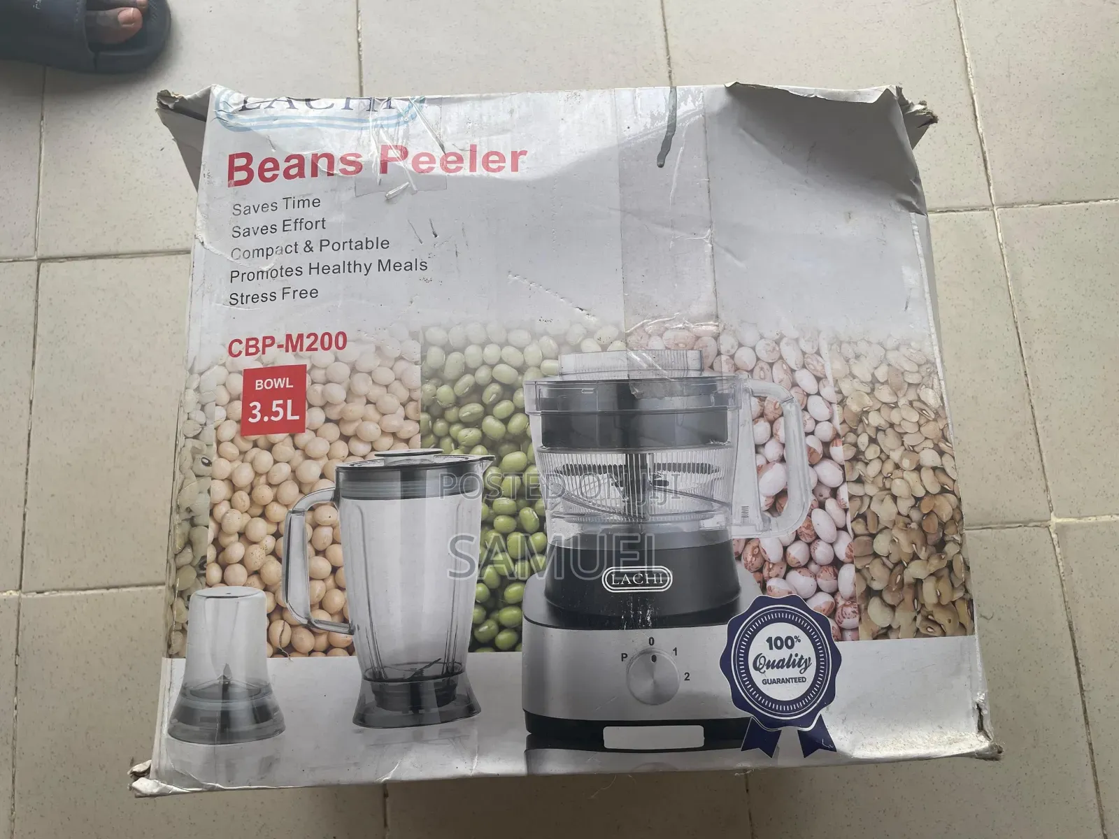 Lachi Beans Peeler CBP-M200